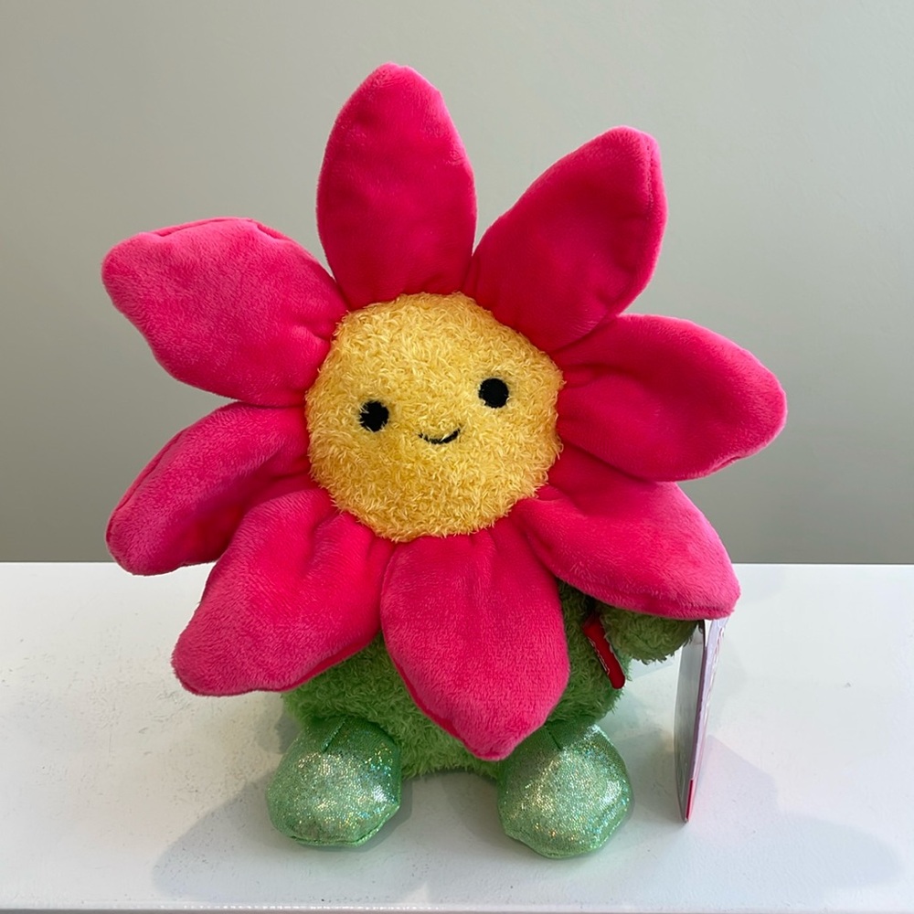NWT 7.5” Dan the Daisy Flower Easter Springbumz Bumbumz